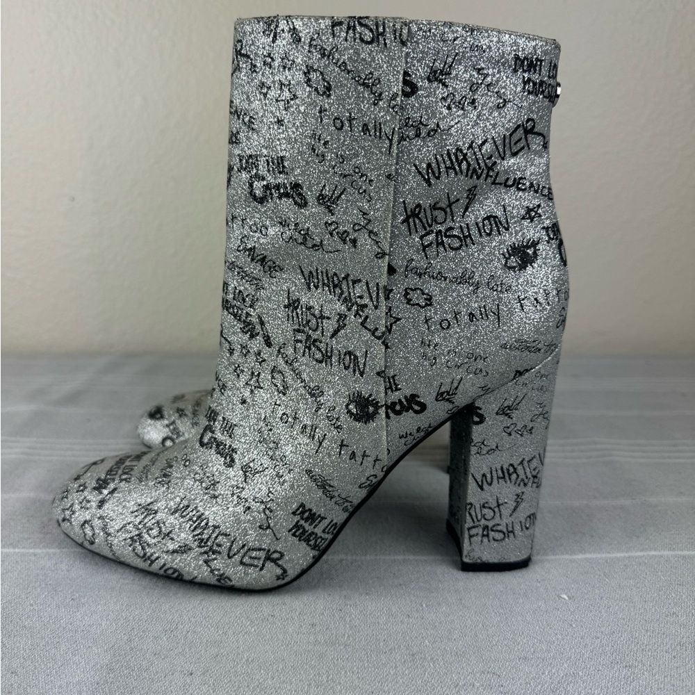 Size 8 - Circus Glitter Boot Sam Edelman High heel Block
